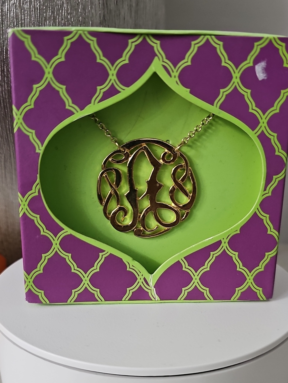 Monogram Letter "A" Necklace